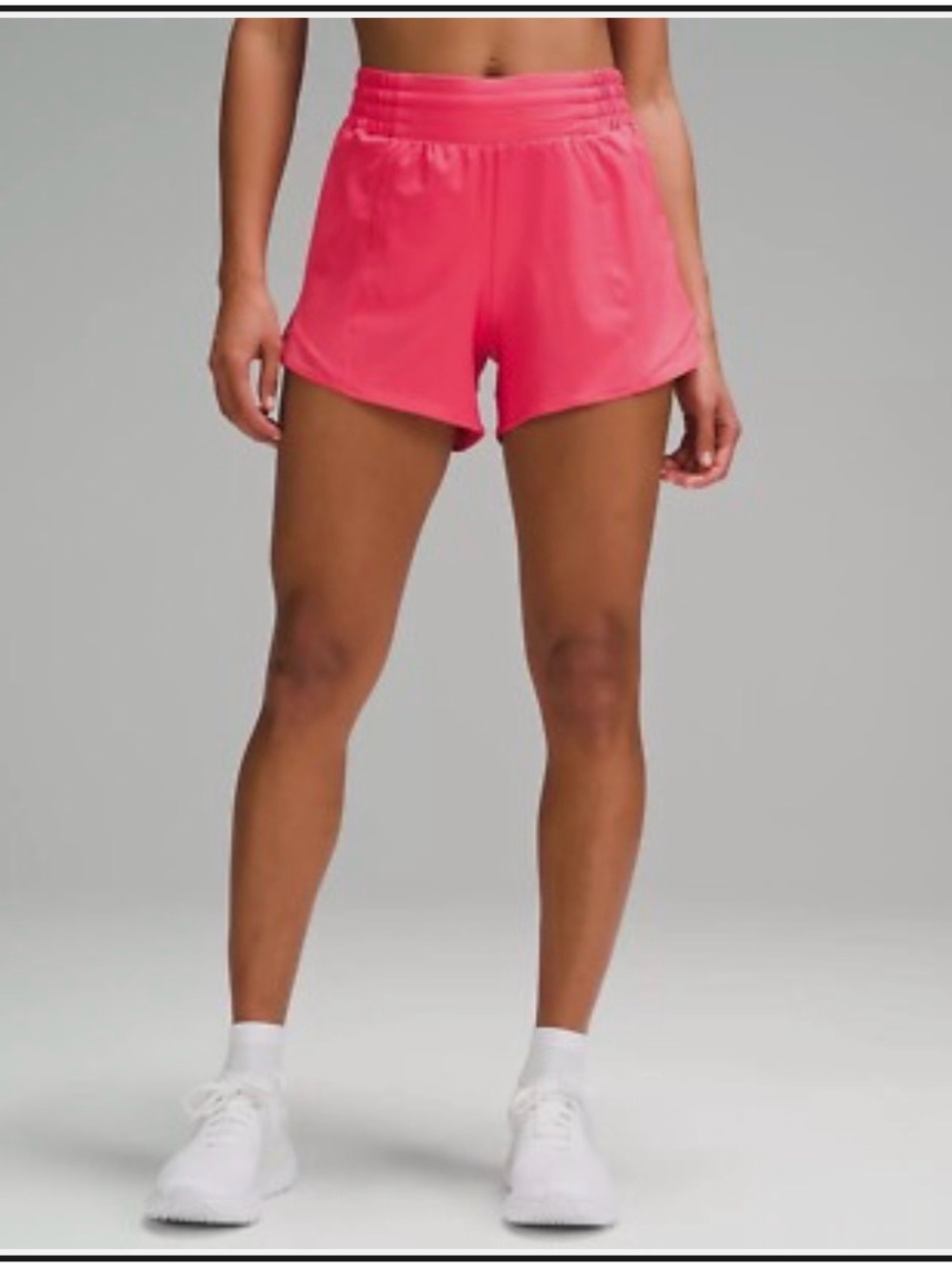 Lululemon Size 4 Glaze Pink Hotty Hot High-Rise Lined Short 4"